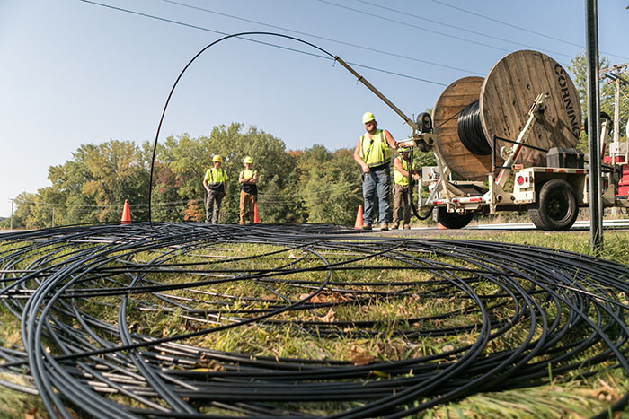 spool of cables